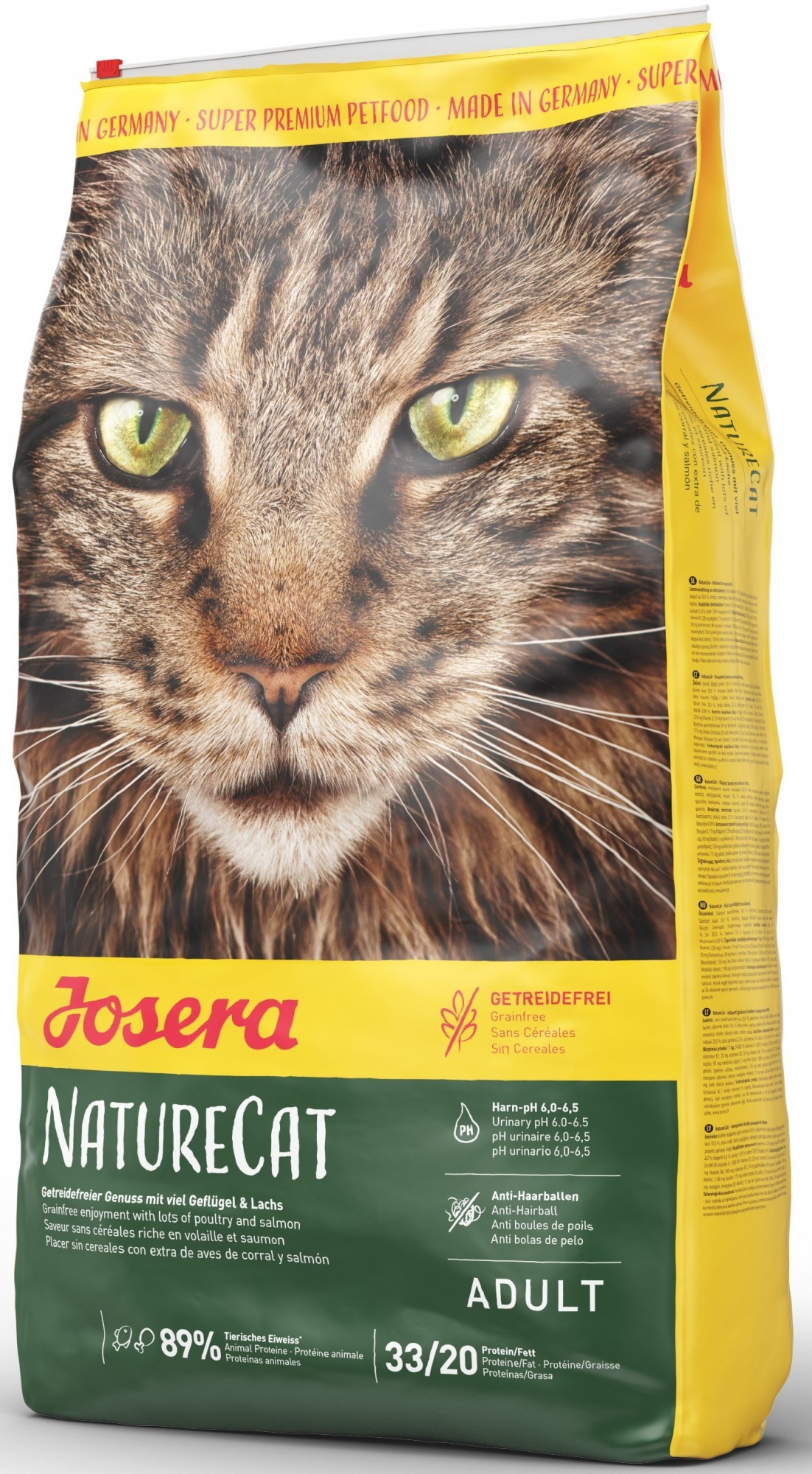 

Сухой корм Josera NatureCat беззерновой для взрослых котов 10 кг