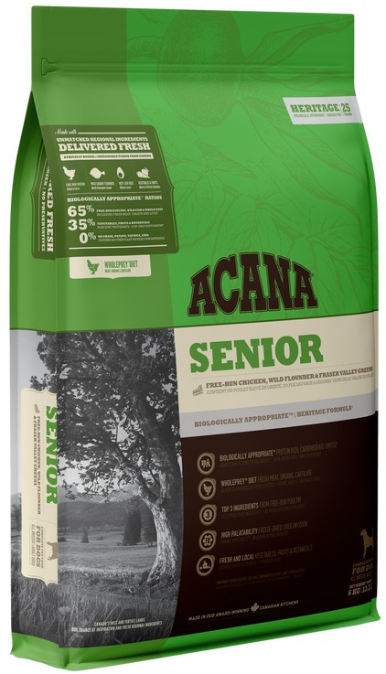 

Сухой корм ACANA Senior Dog для пожилых собак всех пород 11.4 кг