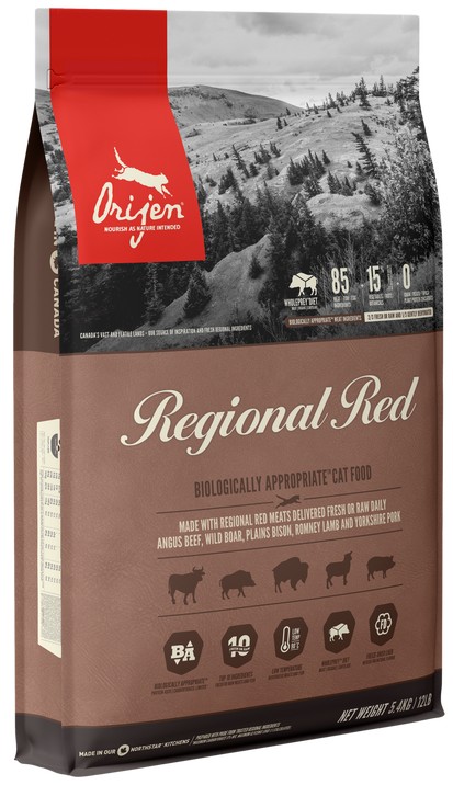

Сухой корм Orijen Regional Red Cat для котов со вкусом мяса и рыбы 1.8 кг (o28218) (64992282189)