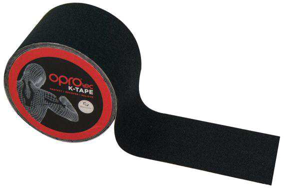 

Кинезиологический тейп OPROtec Kinesiology Tape 5 cм x 5 м Черный (TEC57541)