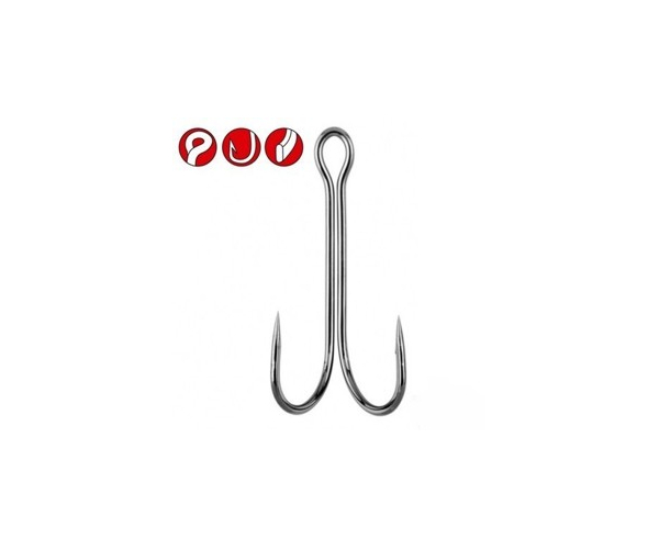

Двойник Gamakatsu Double 22 Long Shank №04 (6шт) (арт.123422665420)