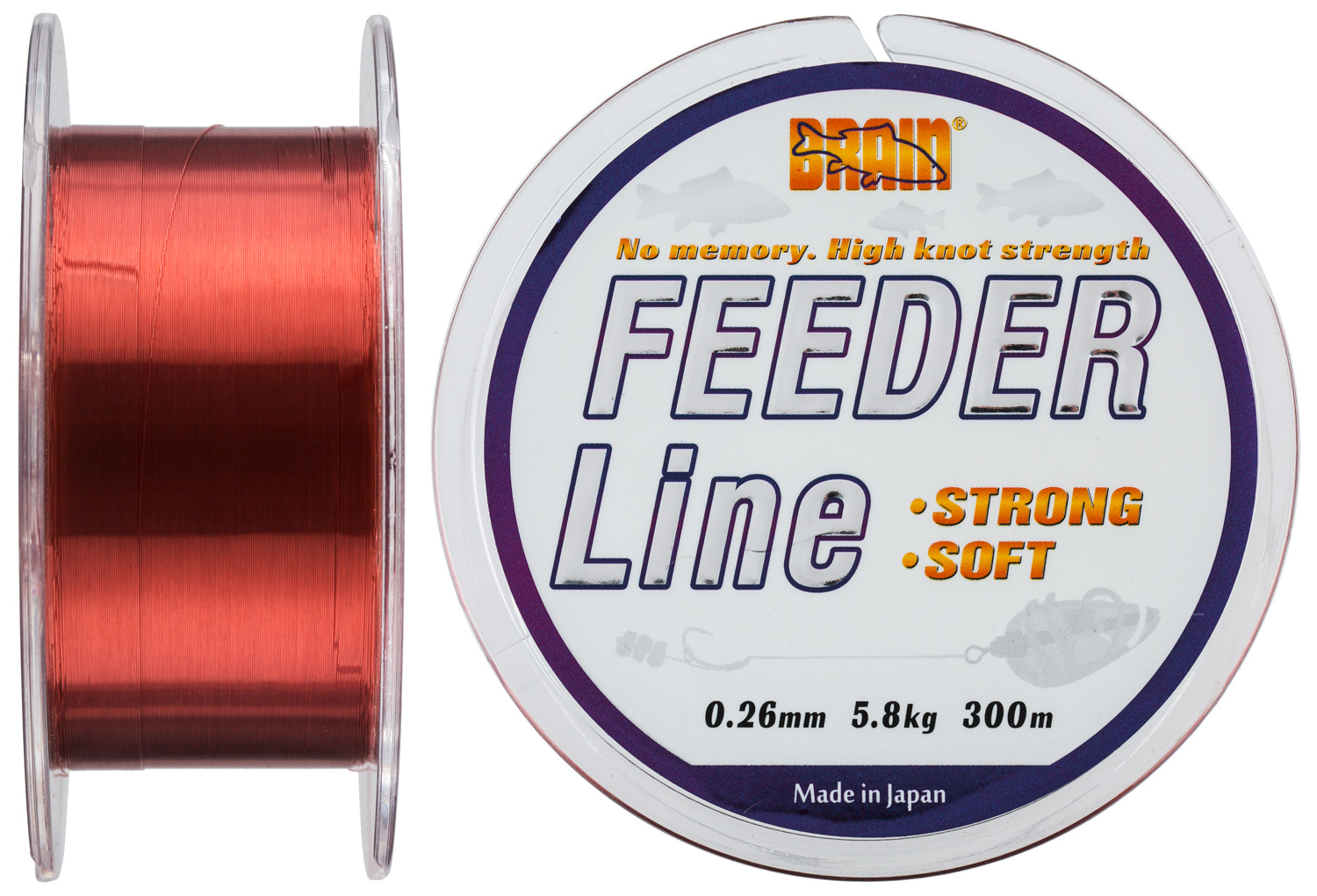

Леска Brain Feeder 300 m 0,26 mm #2.5 (арт.123418587005)