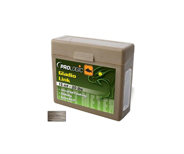 

Поводковый материал Prologic Gladio Link 15m 40lbs Coated Camo Brown (арт.123418460070)