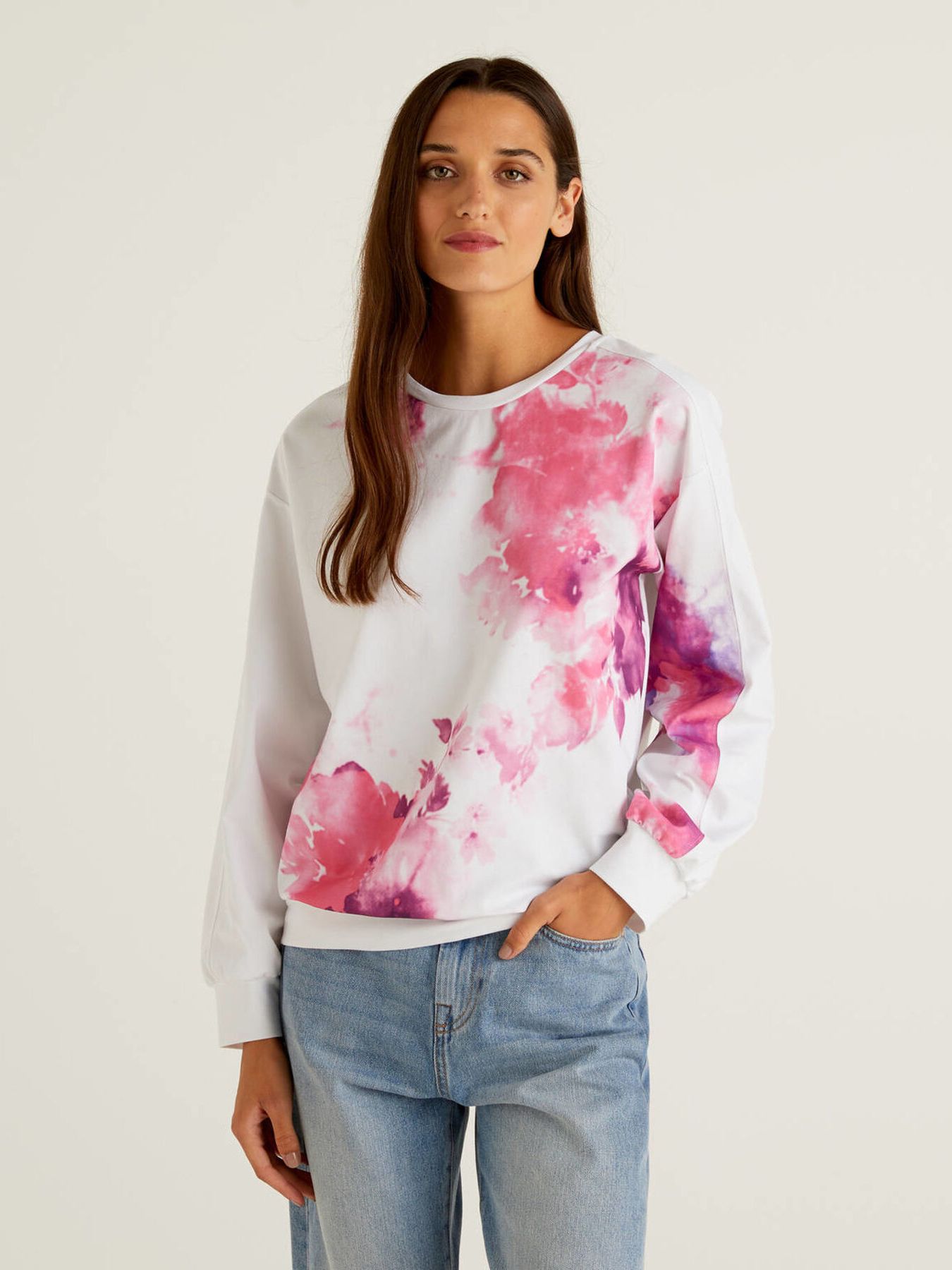 

Лонгслив United Colors of Benetton 3S5VE1AG8-101 S