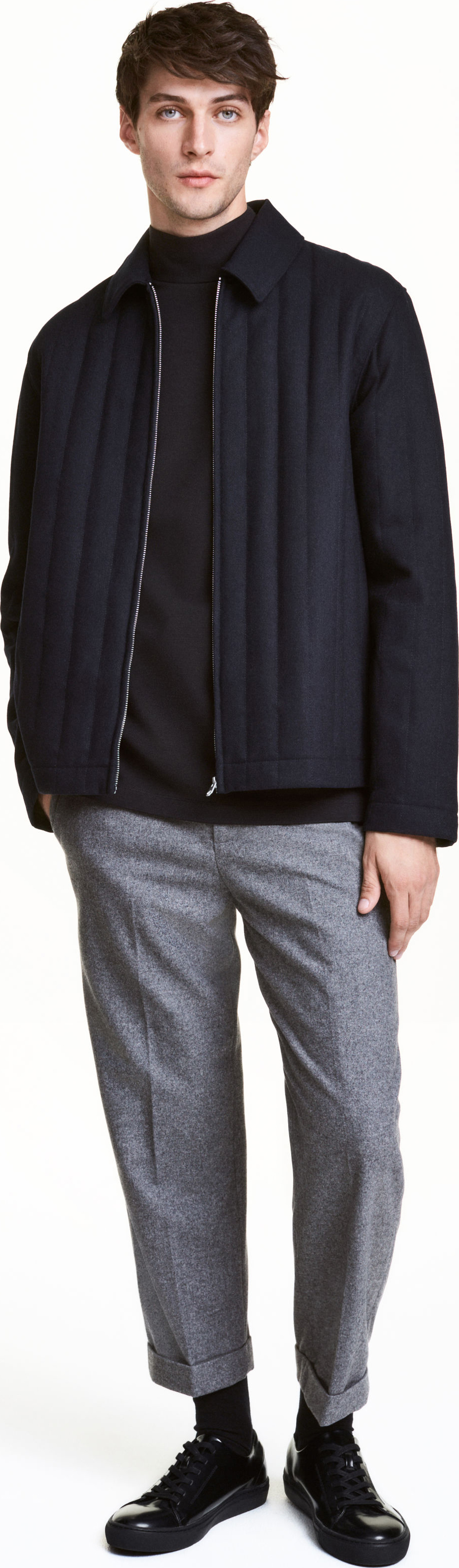 

Брюки H&M 124371004 44 Серые