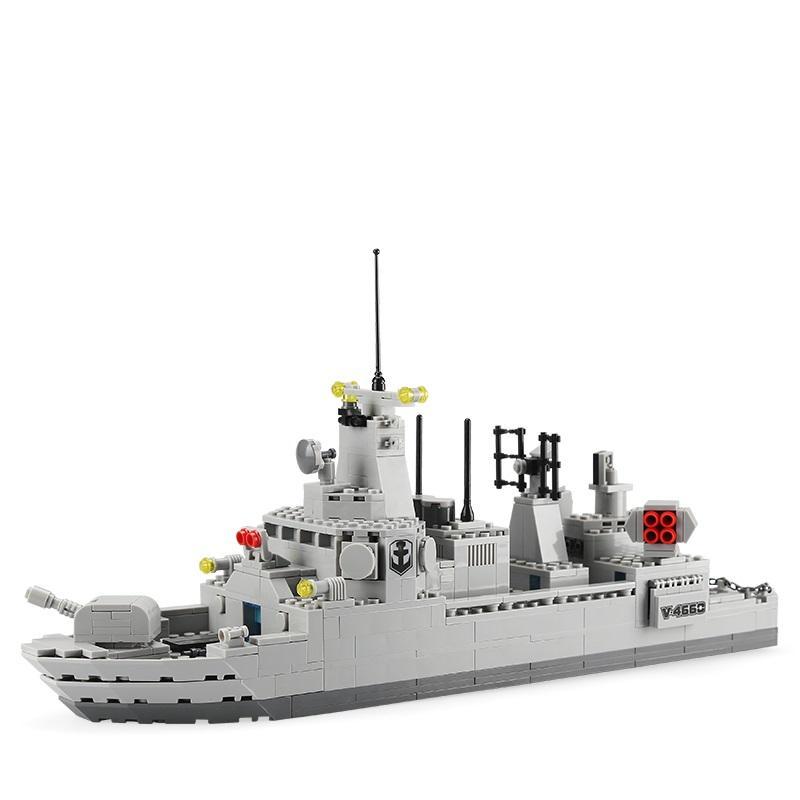 

Конструктор Wange 4660 Военный корабль Destroyer Серый на 528 деталей