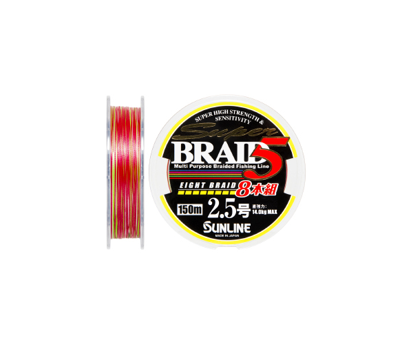 

Шнур Sunline Super Braid 5 (8 Braid) 150m #2.5/0.25мм 14кг (арт.123416580858)