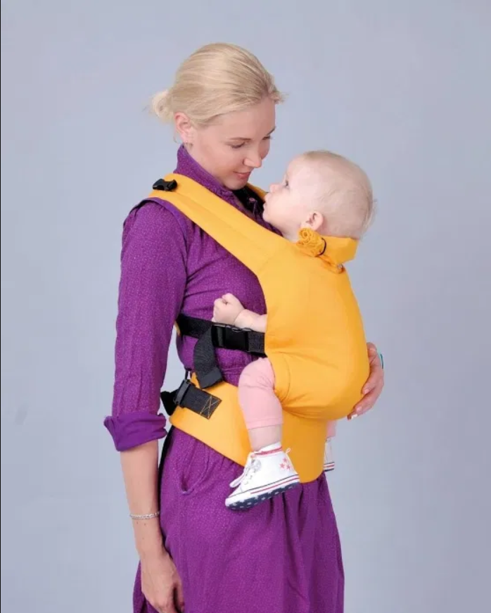 

Эргорюкзак ForKids для переноски детей из хлопка, желтый