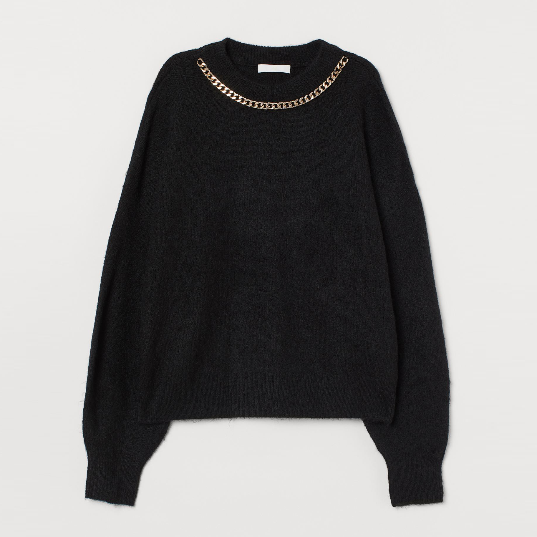 

Джемпер H&M 508-9340532 S Черный
