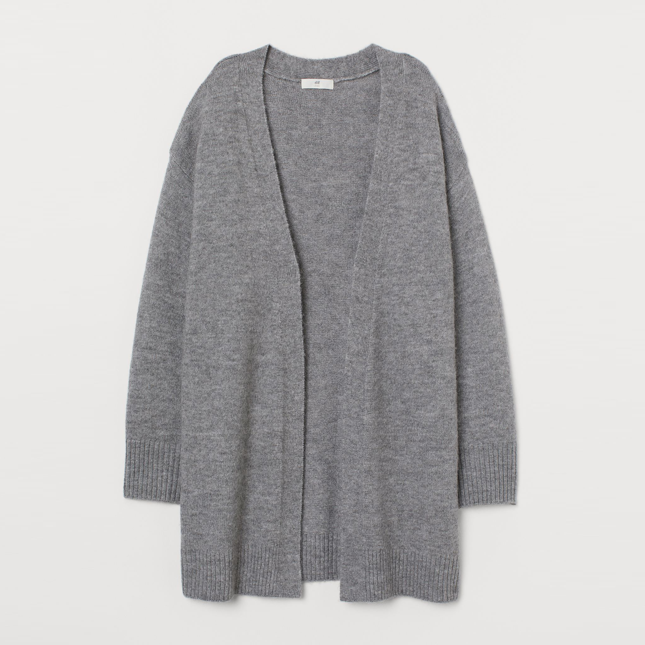 

Кардиган H& 607-8748162  Серый меланж, Кардиган H&M 607-8748162 M Серый меланж
