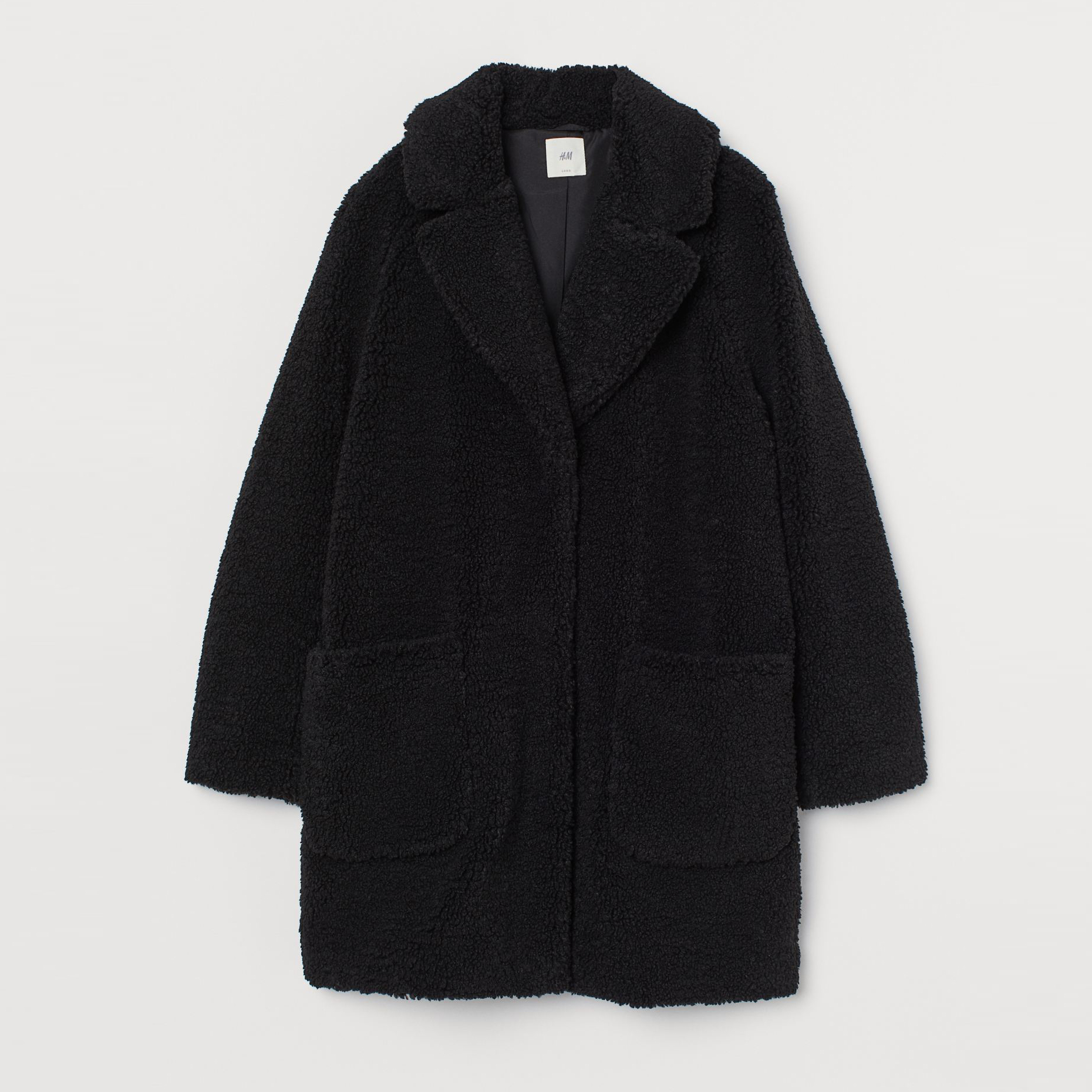 

Шуба H&M 903-8844652 XS Черная