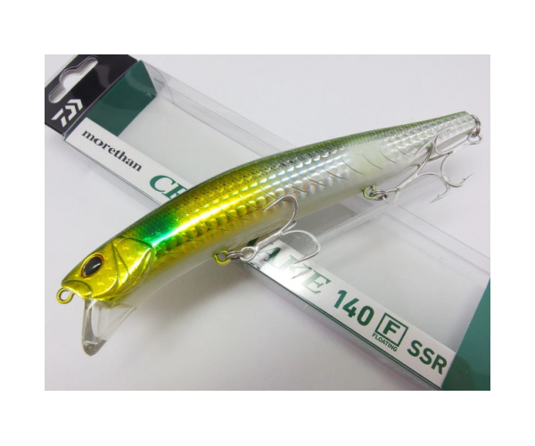 

Воблер DAIWA MORETHAN CROSSWAKE 140F-SSR col. GG Inakko (04827831) (арт.1234909931017)