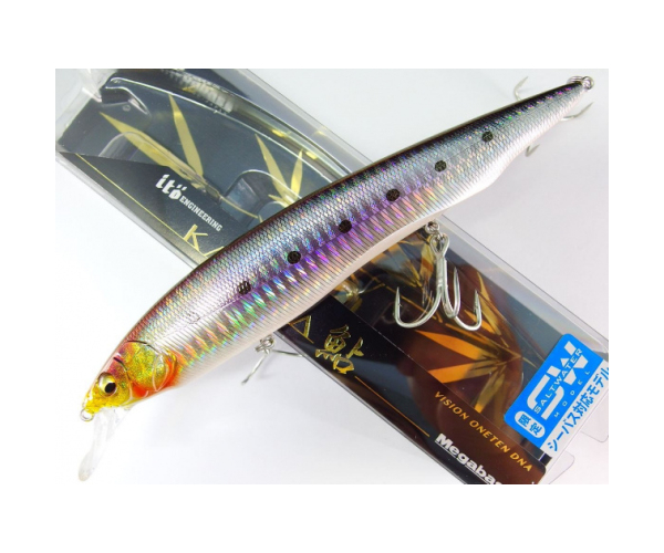 

Воблер Megabass Kanata 160F SW col. GG IWASHI (арт.1234909928333)