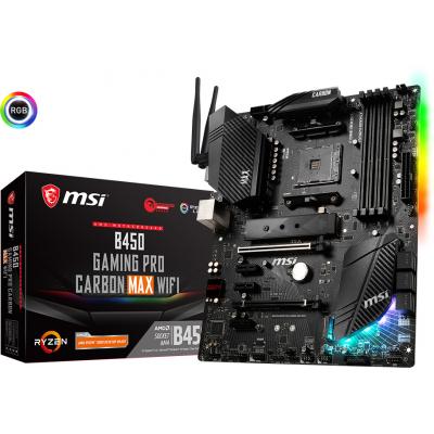 

Материнская плата MSI B450 GAMING PRO CARBON MAX WIFI