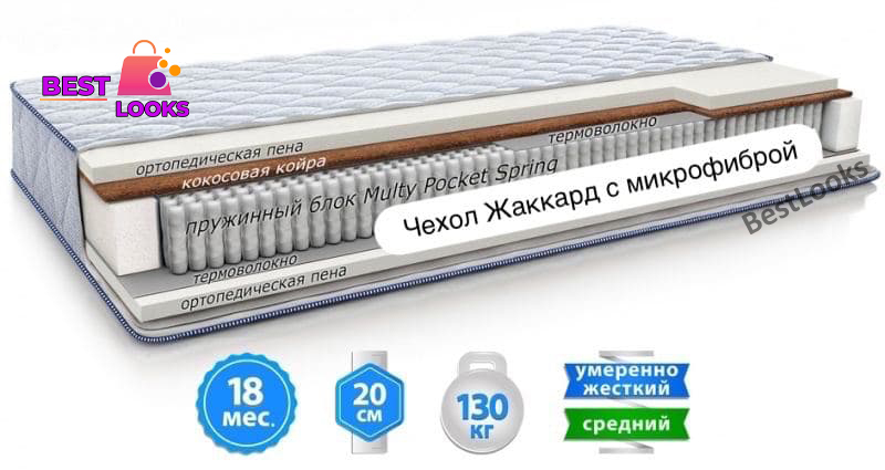 

Матрас ортопедический 150х200 Sleep&Fly Silver Edition PLATINUM