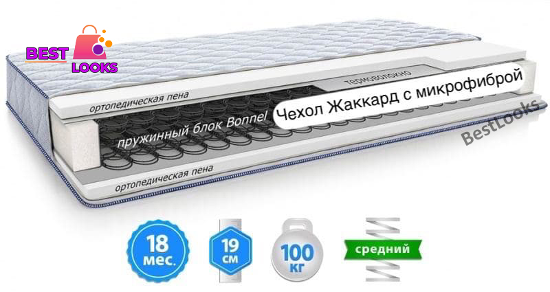 

Матрас двусторонний 200х200 Sleep&Fly Silver Edition TANTAL