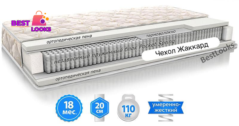 

Матрас ортопедический 180х190 EMM Шанс Престиж