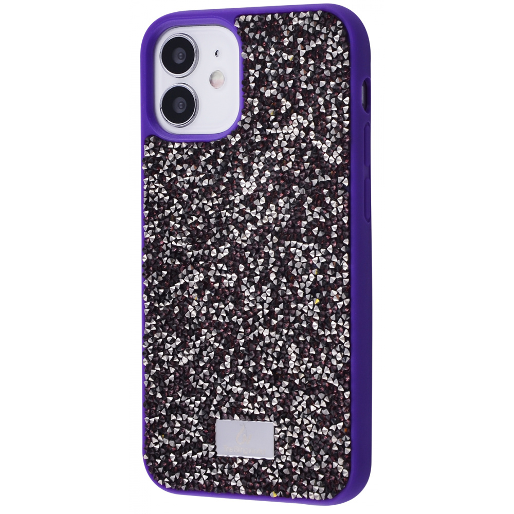 

Чехол Bling World Grainy Diamonds (TPU) для iPhone 12 mini purple