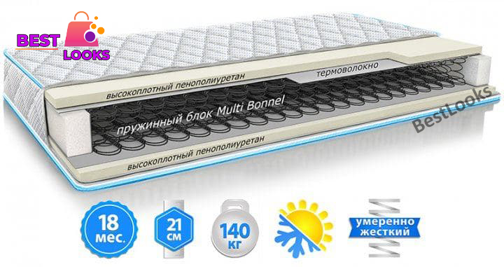 

Матрас двусторонний 70х190 Sleep&Fly Standart Plus стрейч с вискозой