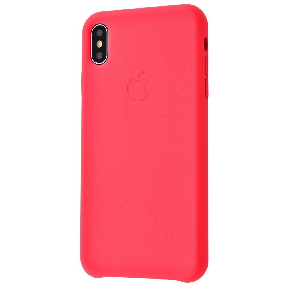 

Чехол Leather case для iPhone X/Xs peony pink