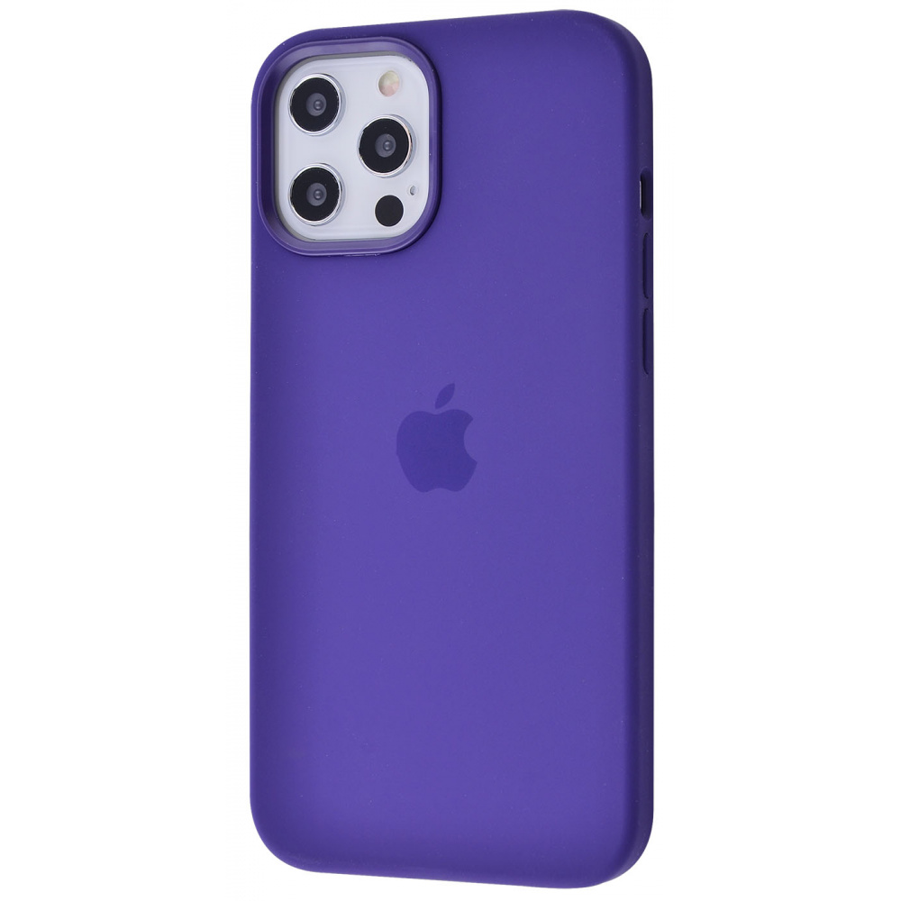 

Чехол Silicone Caise with MagSafe для iPhone 12 Pro Max amethyst