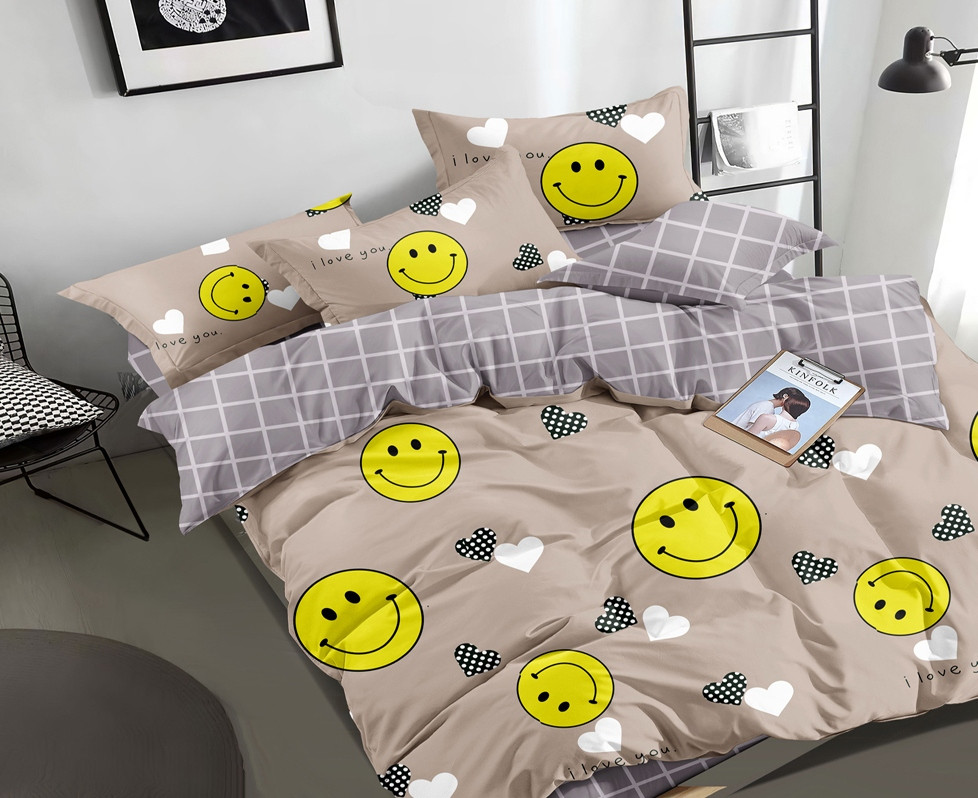 

Комплект постельного белья Smile Krispol двуспальный сатин 180*220 (620.105)