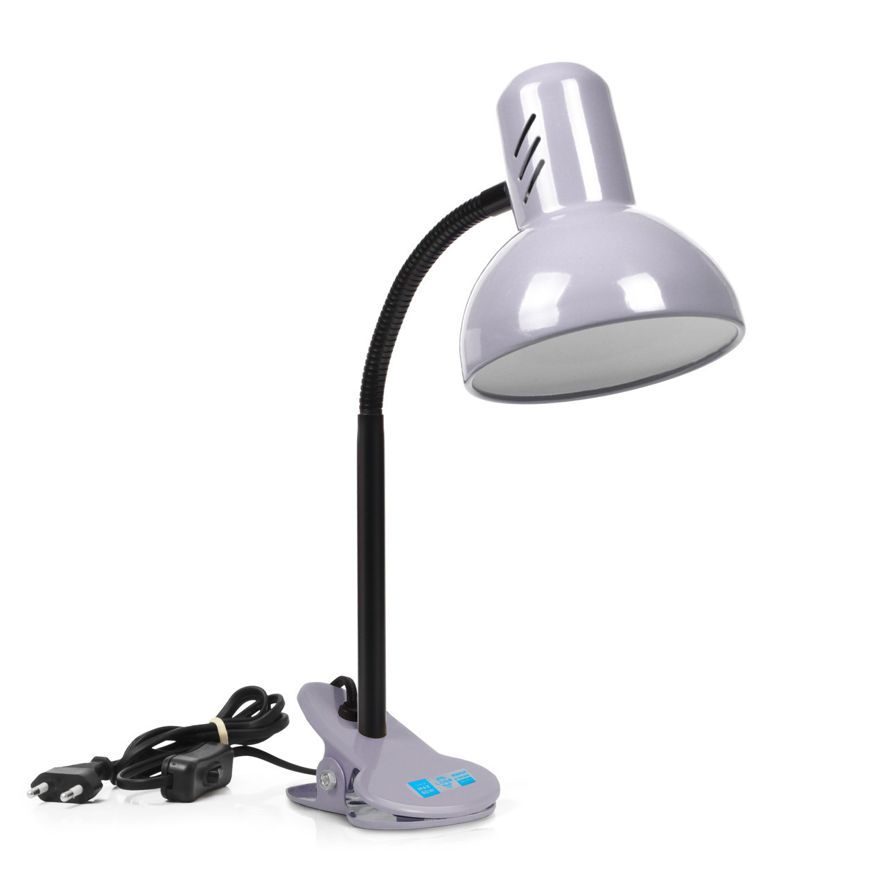 

Лампа-прищепка Loga Light 60W E27 Украина Пепел (t3707)