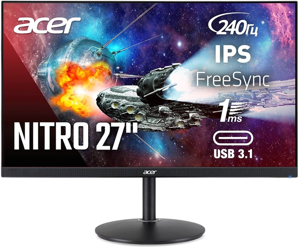 Монитор 27" Acer Nitro XV272UXbmiipruzx (UM.HX2EE.X04) – фото, отзывы,  характеристики в интернет-магазине ROZETKA | Купить в Украине: Киеве,  Харькове, Днепре, Одессе, Запорожье, Львове