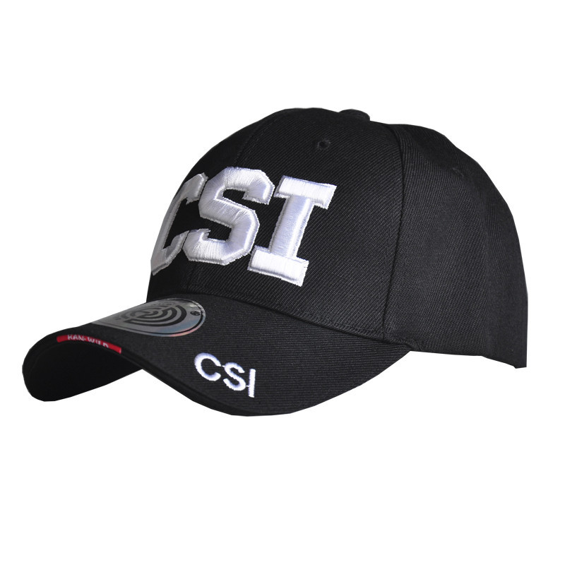 

Бейсболка Han-Wild CSI Black с вышитой надписью для занятий спортом (SKU_4871-14225)