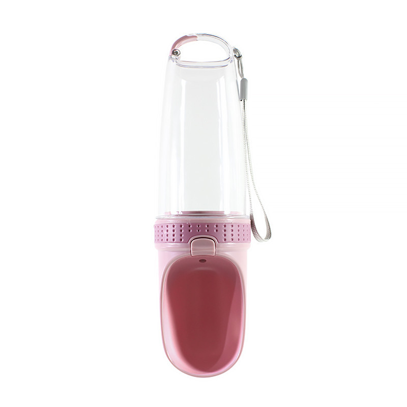 

Поилка-бутылка для котов и собак Taotaopets LS-210 Pink 28*8см портативная прогулочная (SKU_5519-17595)
