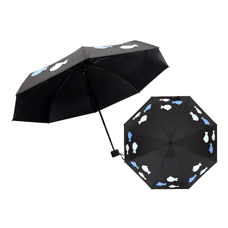 

Мини-зонт Small Fish Lesko 190T Black карманный для детей (SKU_6701-22605)