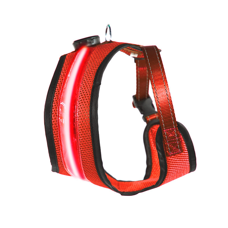 

LED шлея для собак Friend HY-051005 Red L нагрудный ремень (SKU_6586-21347)