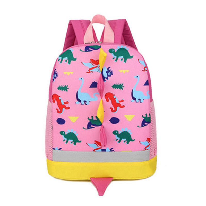 

Детский рюкзак Lesko 1780 Pink Dinosaur дошкольный для прогулок мальчиков (SKU_6824-23576)