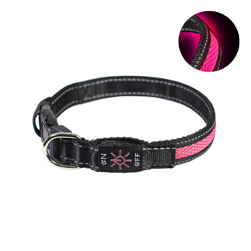 

Ошейник для собак светодиодный Friend CR015 Pink S светящийся LED (SKU_6588-21331)