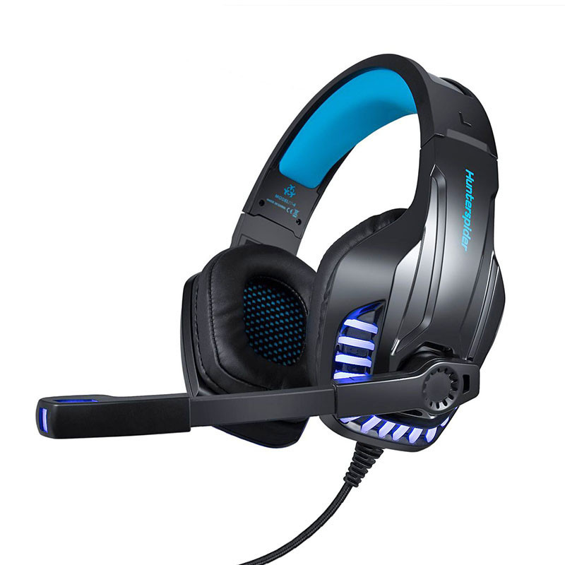 

Проводная гарнитура Hunterspider V6 Black + Blue 1+2/3.5мм + USB для смартфона наушники (SKU_7038-24831)