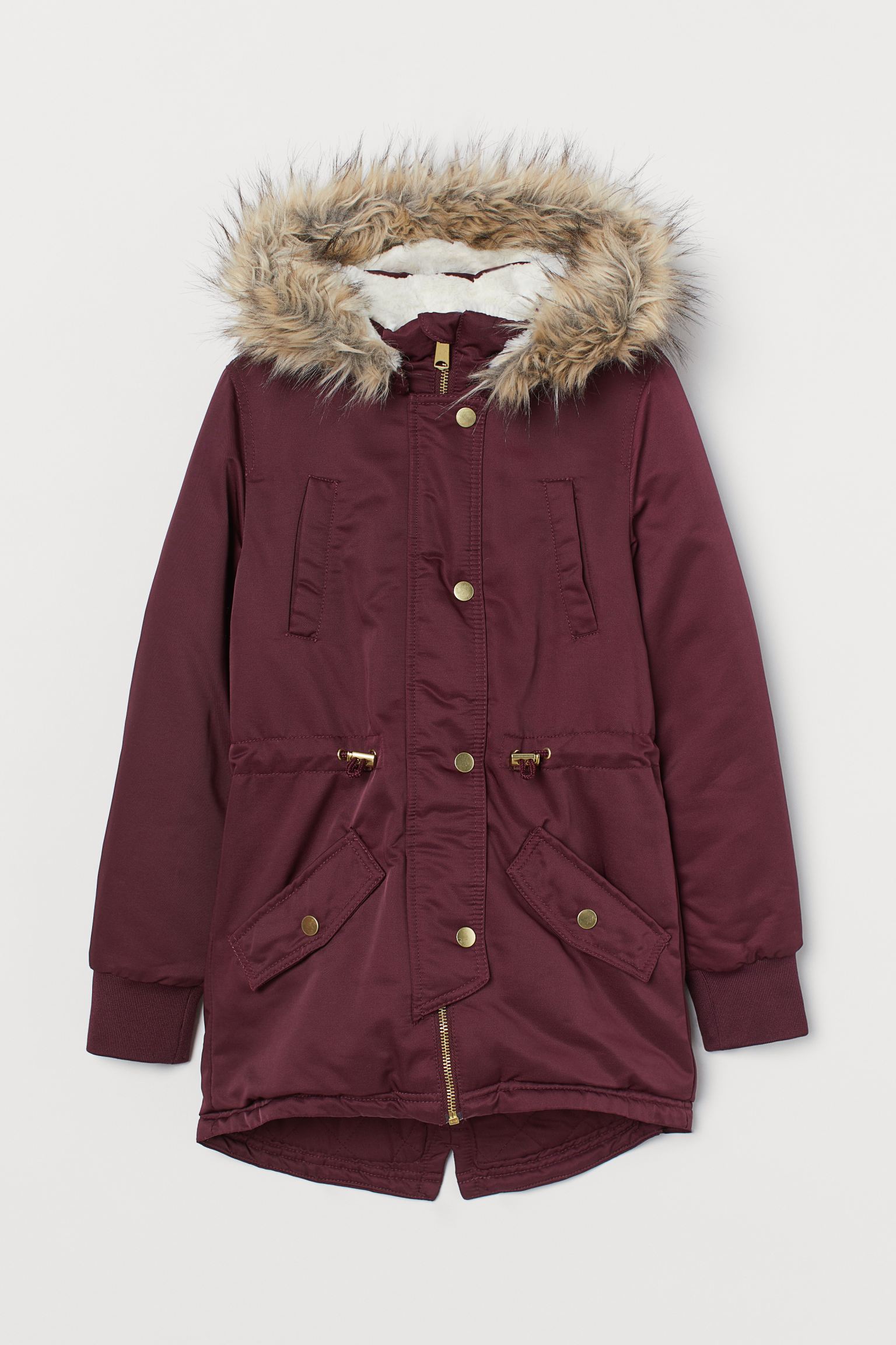 

Парка H&M 140см бордовый 9088721262