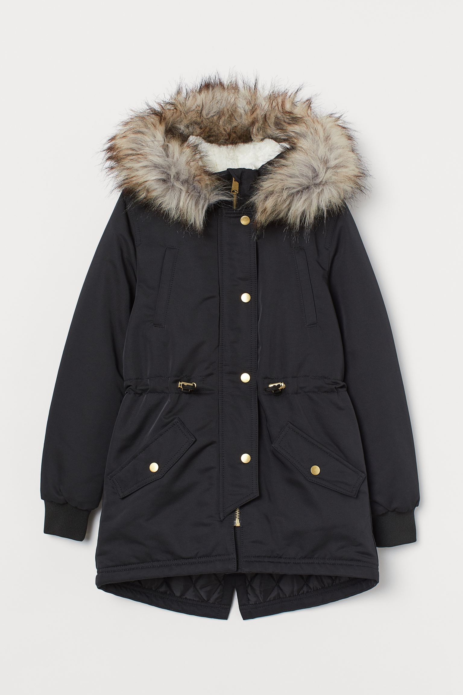 

Парка H&M 164см черный 10088721262