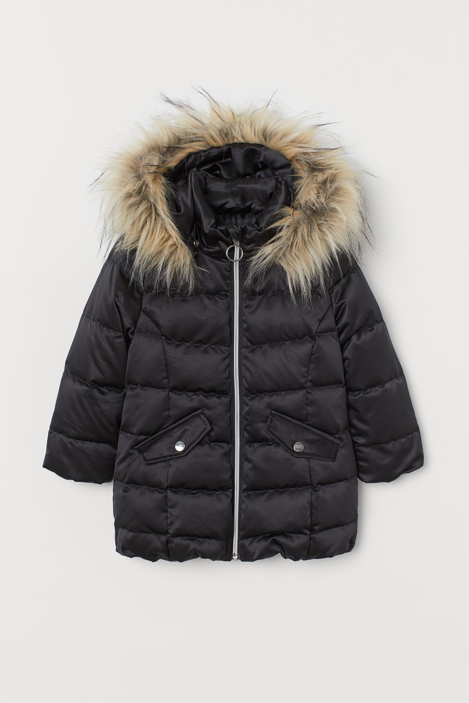 

Куртка пуховая H&M 128см черный 6087501240