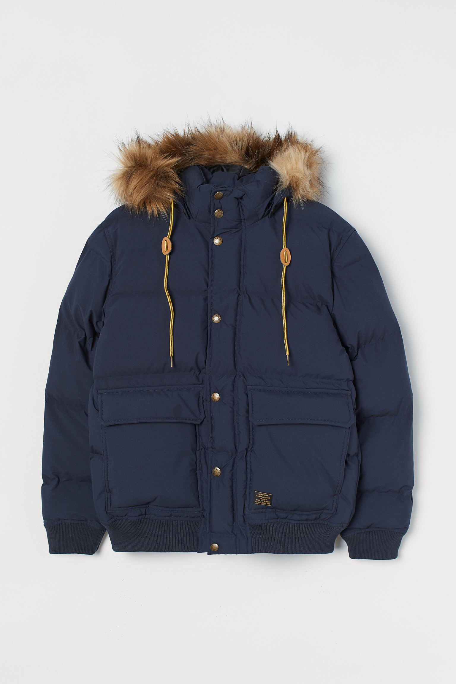 

Куртка H&M M темно синий 1008890516