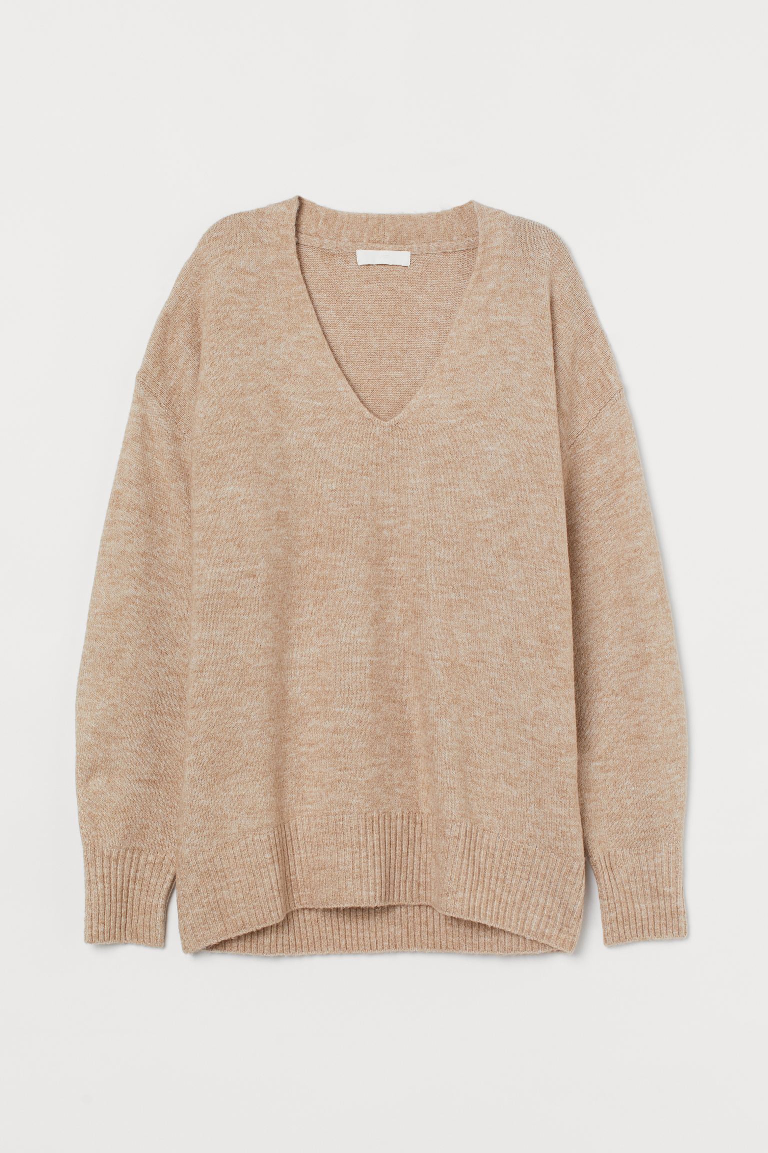 

Джемпер H&M S бежевый меланж 10088636462