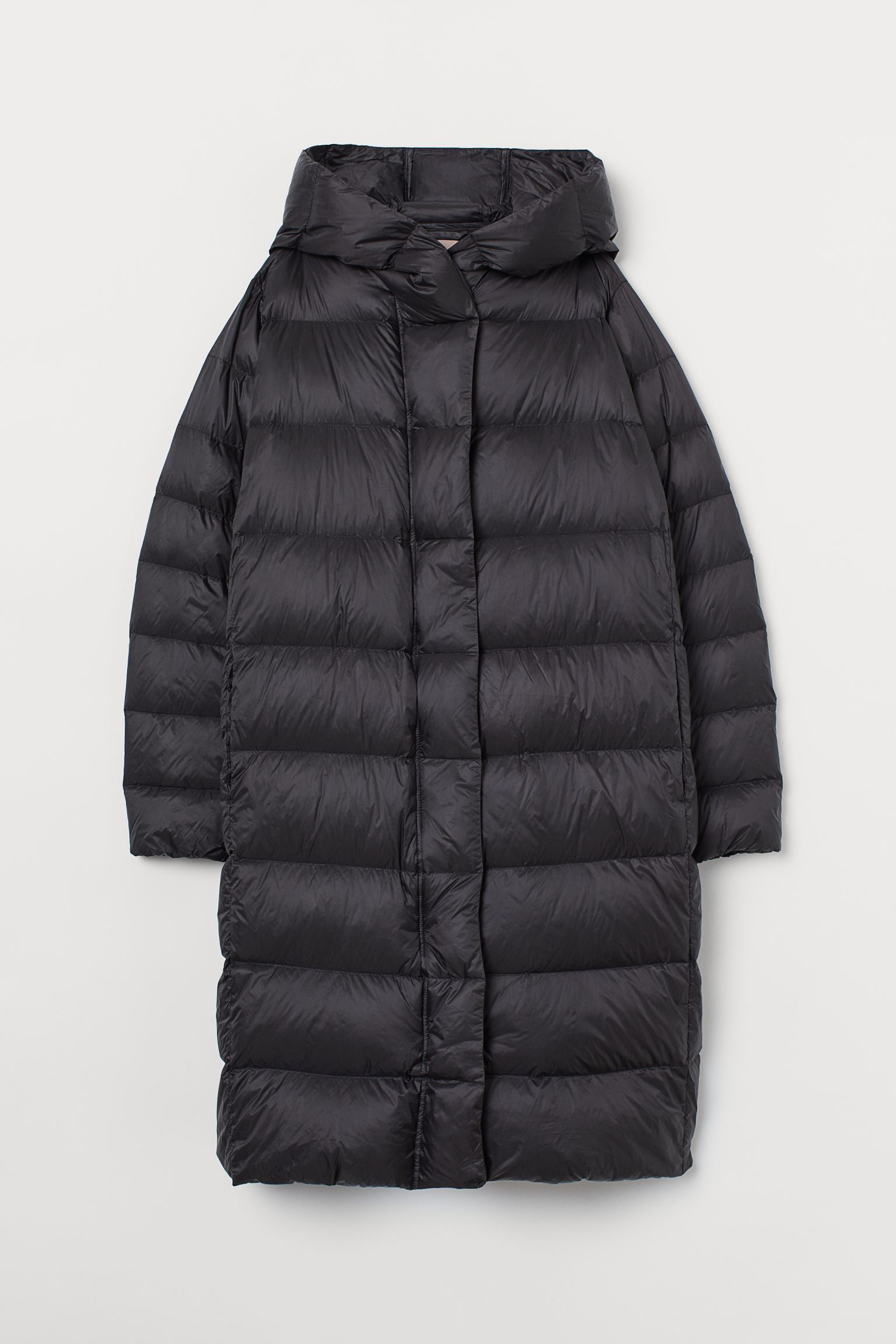 

Пальто пуховое H&M 2XL черный 6088767212