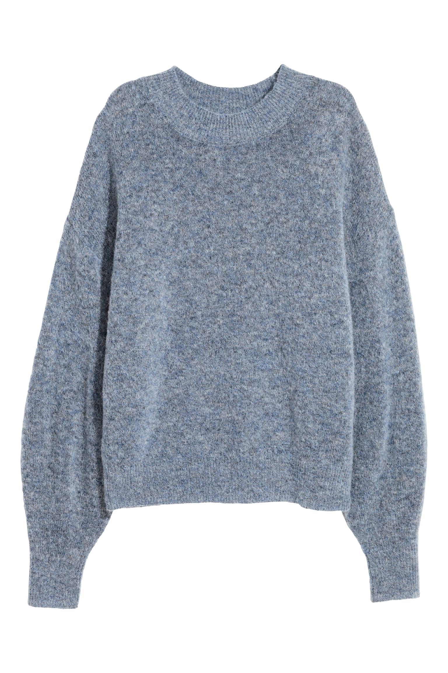 

Свитер H&M S синий меланж 6075197876