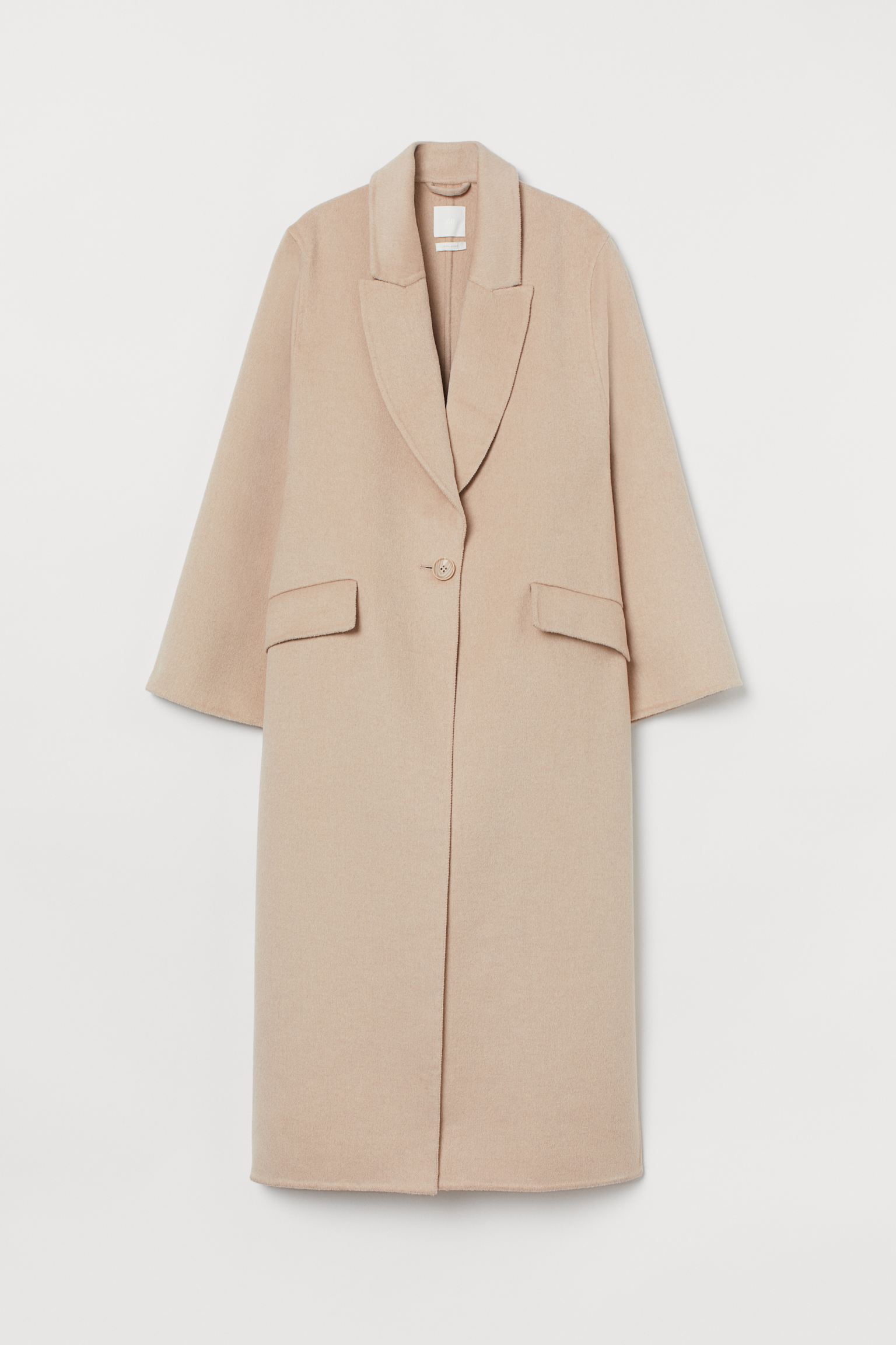 

Пальто H&M XXL светло бежевый 10089403123