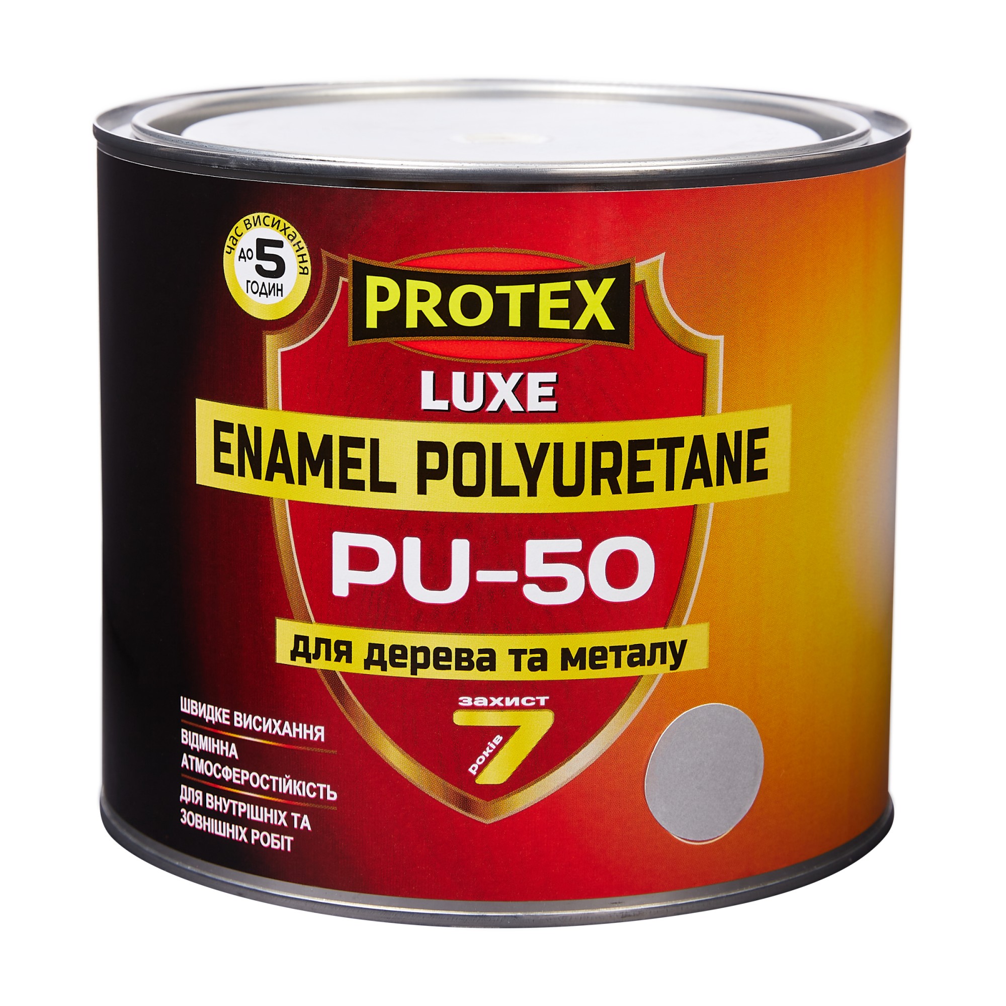 

Эмаль полиуретановая LUXE PU-50 PROTEX 2.4кг белая