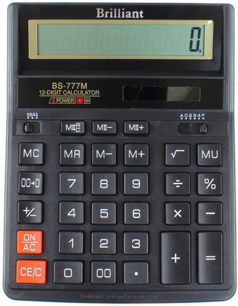 

BRILLIANT Калькулятор 12 разр BS-777М BS-777М