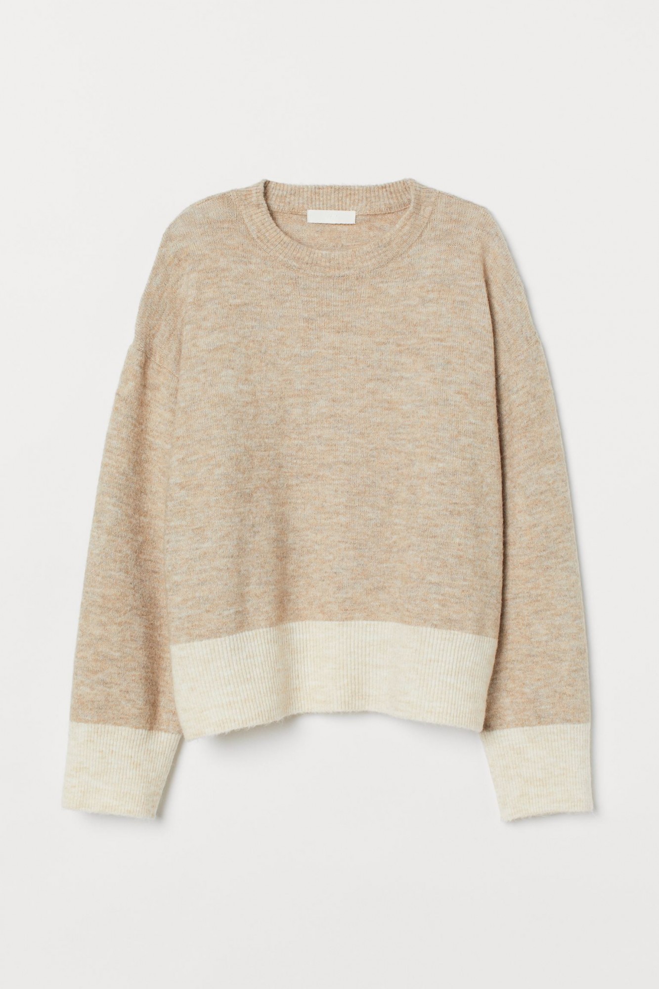 

Джемпер оверсайз H&M XXL Бежевый 8300161wtr