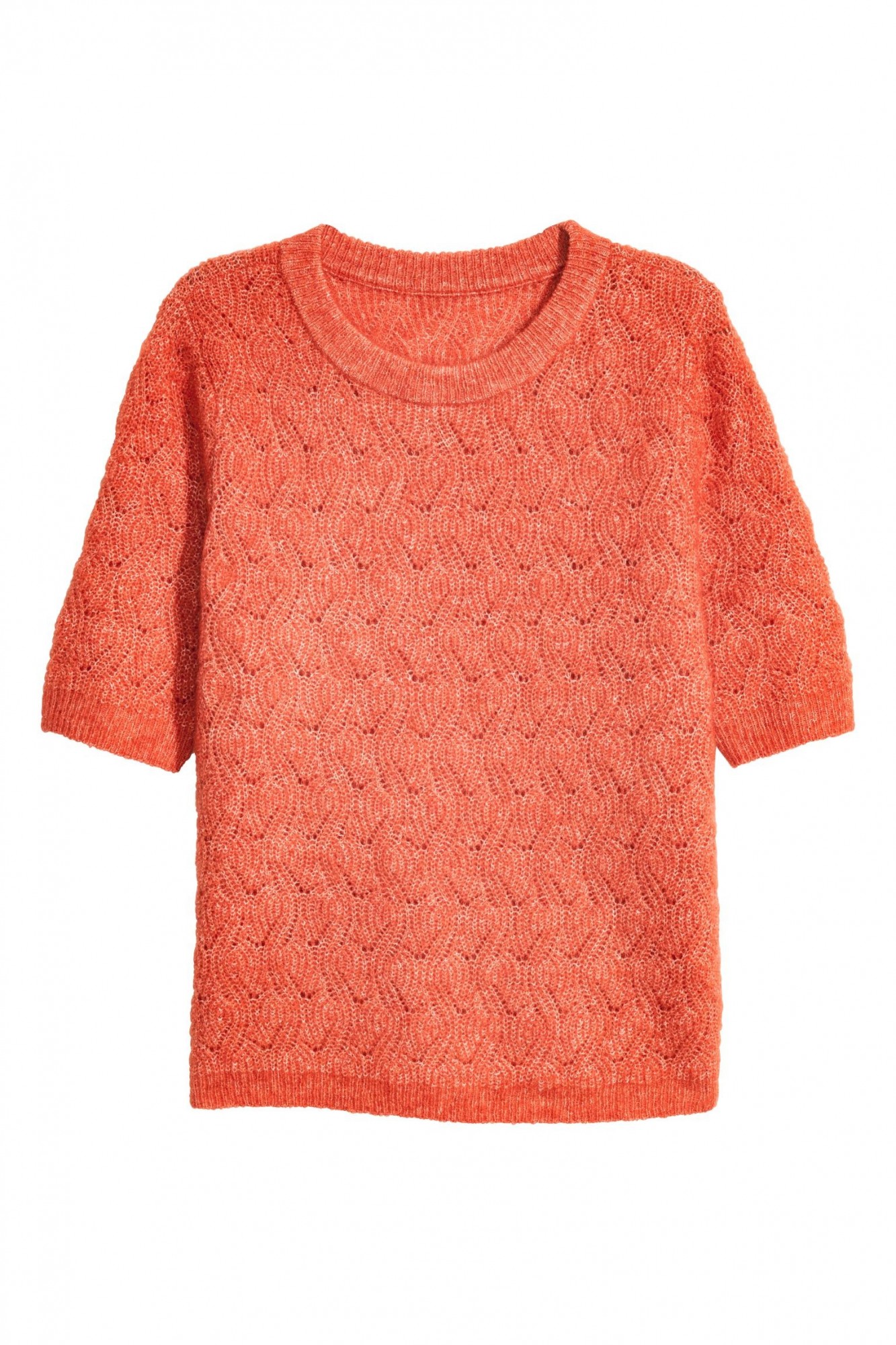 

Джемпер мохер шерсть бленд H&M S Оранжевый 5101596wtr