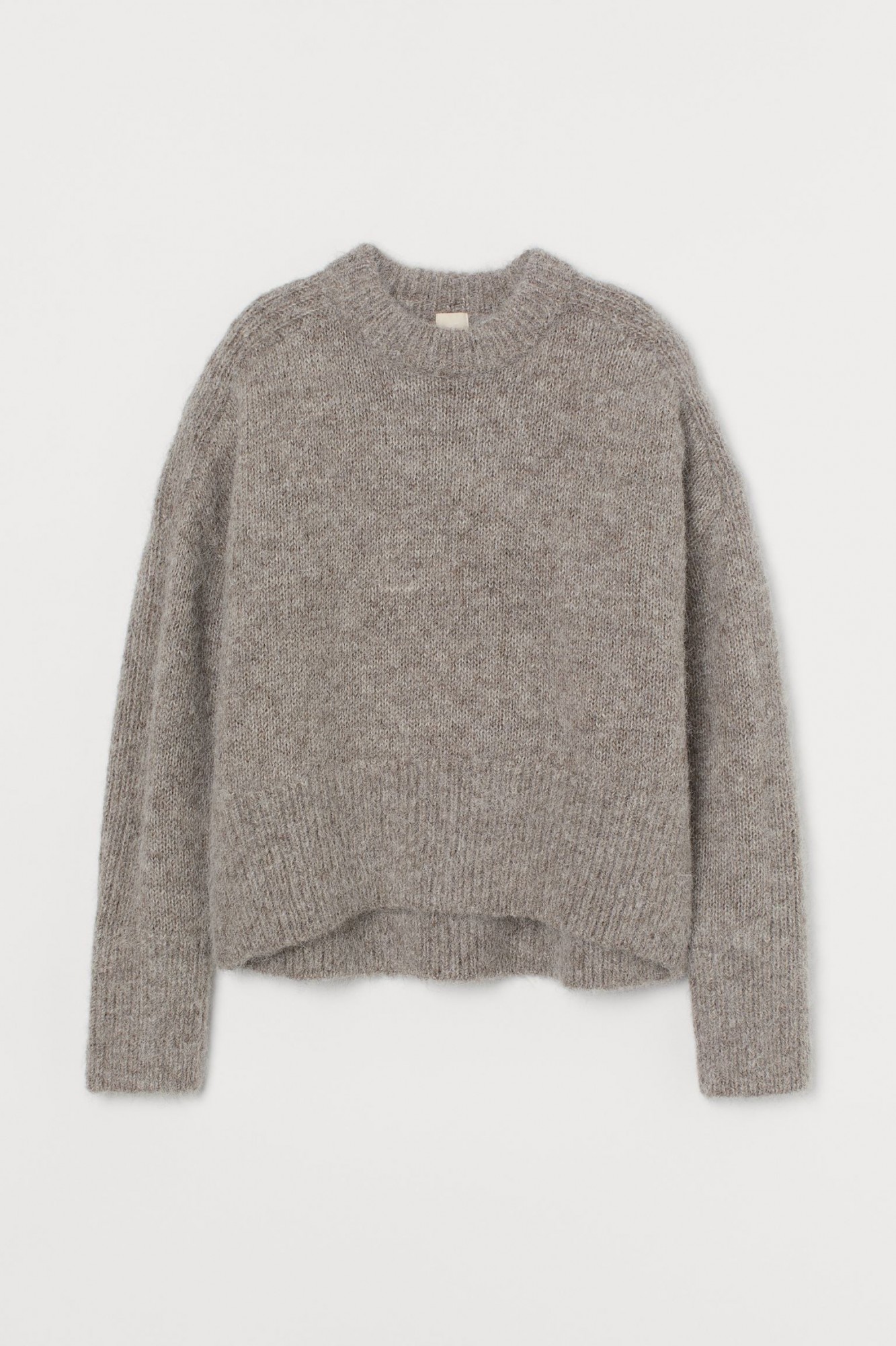 

Джемпер шерстяной H&M L Серый 9060982wtr