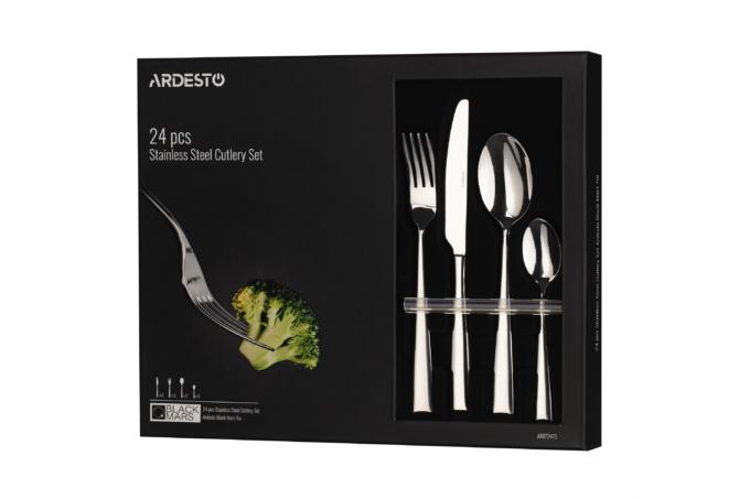 

Набір столових приборів Ardesto Black Mars Tia 24 пр. (ARD-0724TS)