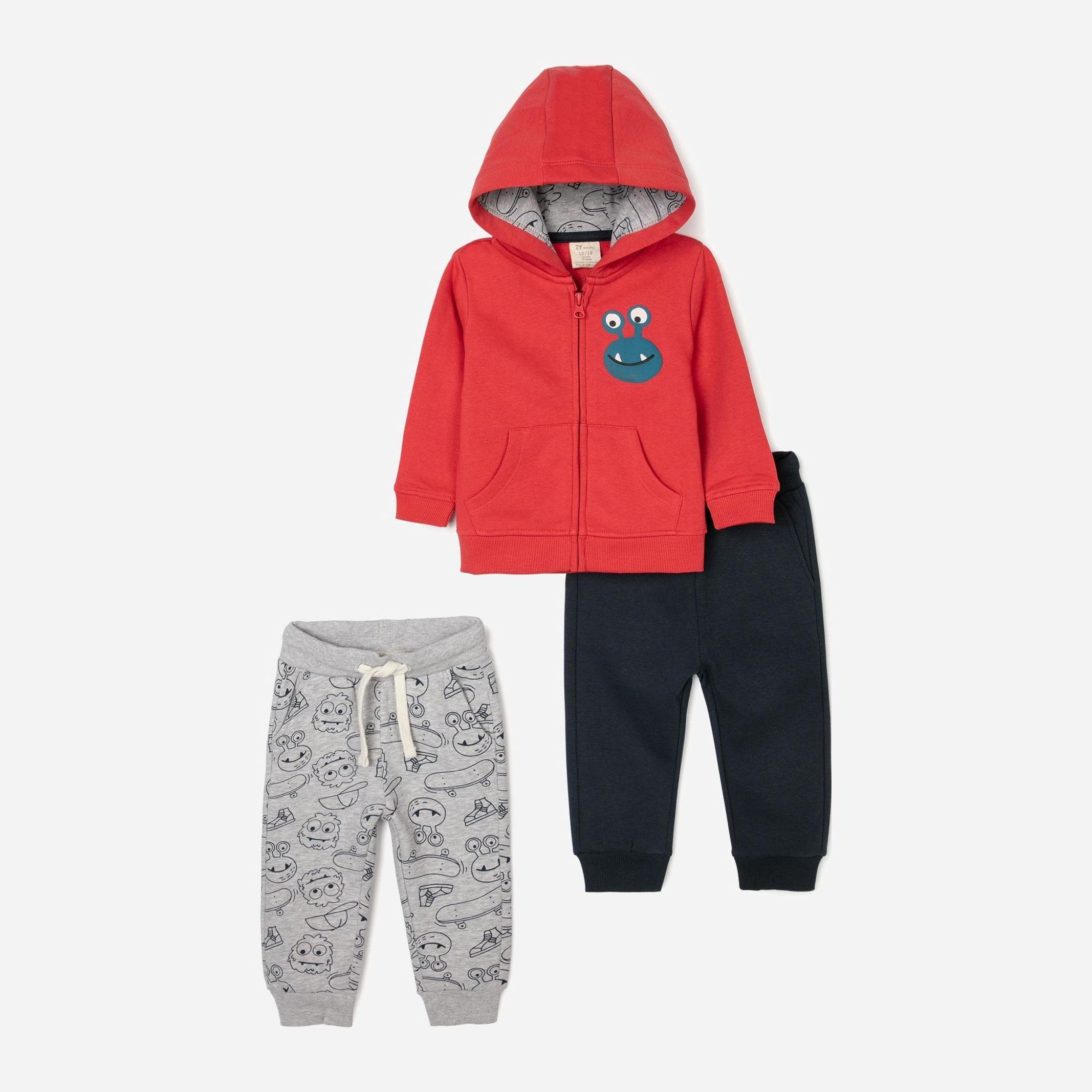 

Спортивный костюм Zippy 3103300901 72 см Red
